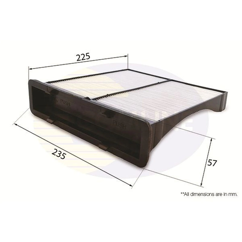 Comline Cabin Air Filter (Pollen Filter) EKF363