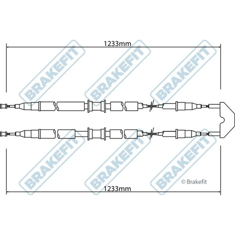 Apec Handbrake Cable Centre BBC3461