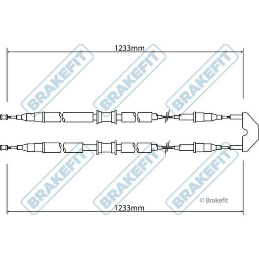 Apec Handbrake Cable Centre BBC3461