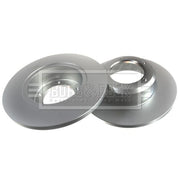 Borg & Beck 2 x Solid Front Brake Discs BBD4876