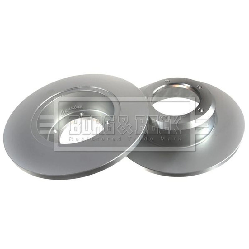 Borg & Beck 2 x Solid Front Brake Discs BBD4876