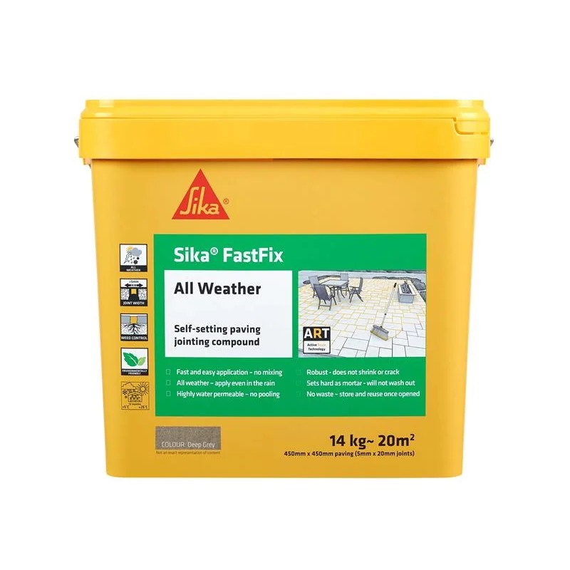 Everbuild Sika Sika® FastFix All Weather Deep Grey 14kg - 669016