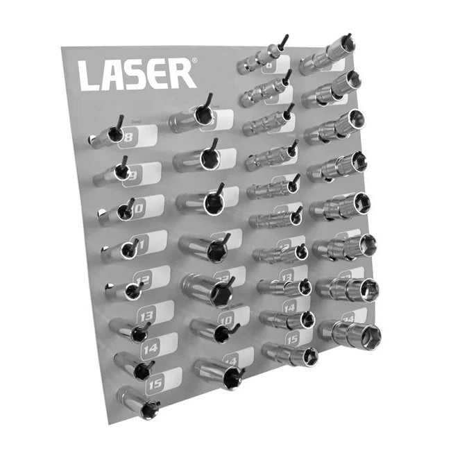 Laser Tools Complete Socket Rack d 1-3