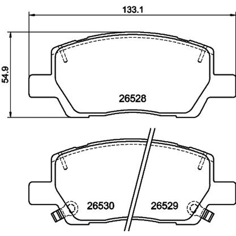 Mintex Front Brake Pad Set MDB4390