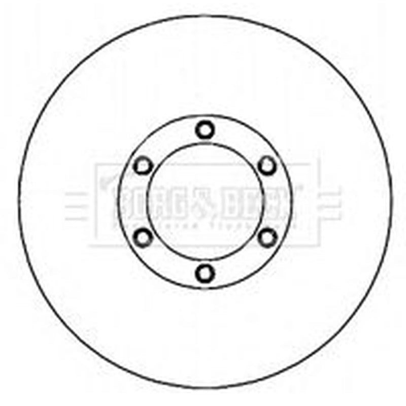 Borg & Beck 2 x Vented Front Brake Discs BBD4750