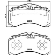 Textar Brake Pad Set 2931801
