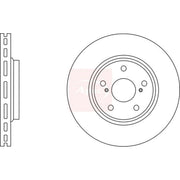 Apec 2 x Vented Front Brake Discs DSK2829