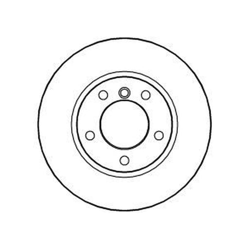 Abtex 2 x Vented Front Brake Discs BD397V