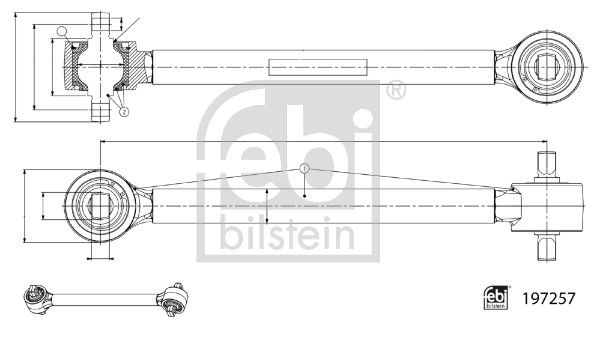 Febi Control/Trailing Arm Rear