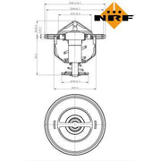 NRF Thermostat,Coolant 725176