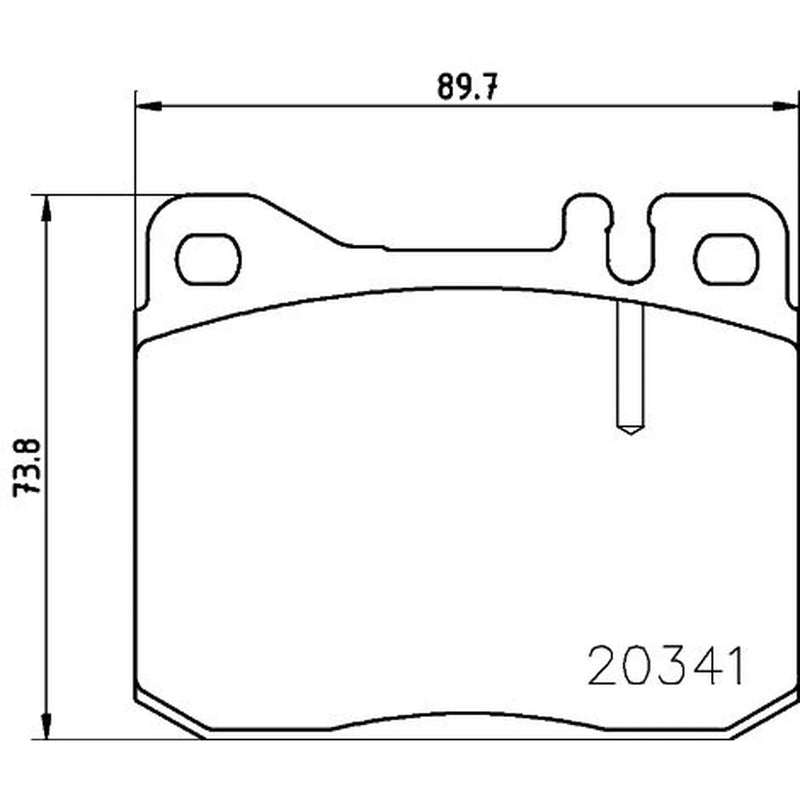 DON Front Brake Pad Set PCP1432