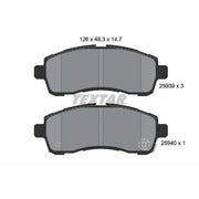 Textar Front Brake Pad Set 2593901