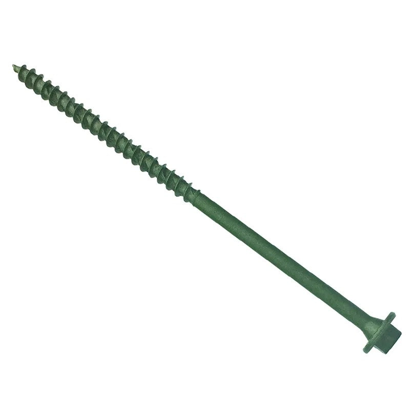 ForgeFix Hexagonal/TORX® Compatible Timber T30 Screws Green 7x100mm Tub 50