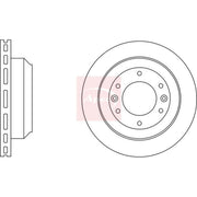 Apec 2 x Vented Rear Brake Discs DSK2787