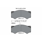 Textar Front Brake Pad Set 2901704