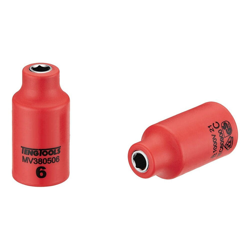 Teng Tools Insulated Socket 3/8" Drive 6mm