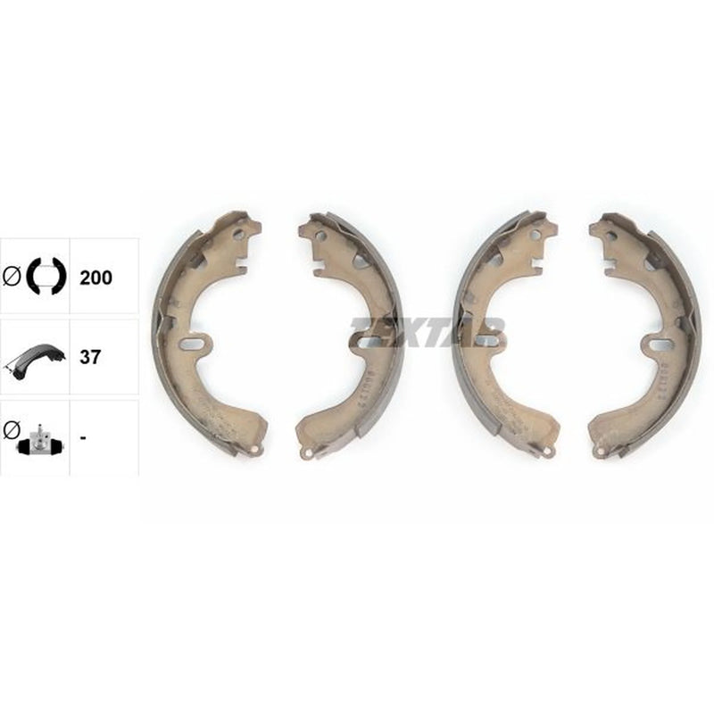 Textar Brake Shoe Set Axle Kit 91032500