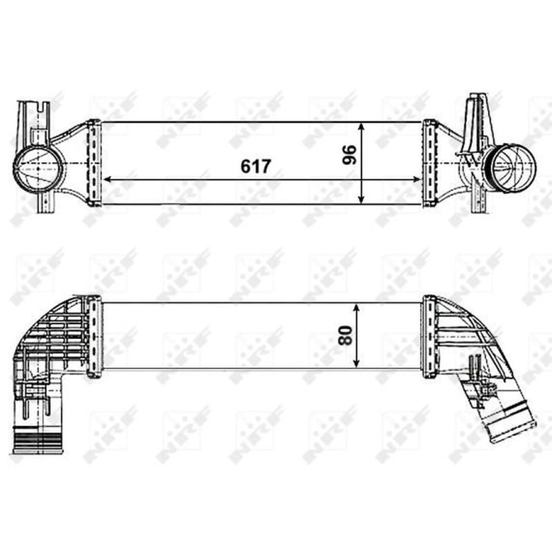 NRF Intercooler (Charge Air Cooler) 30463