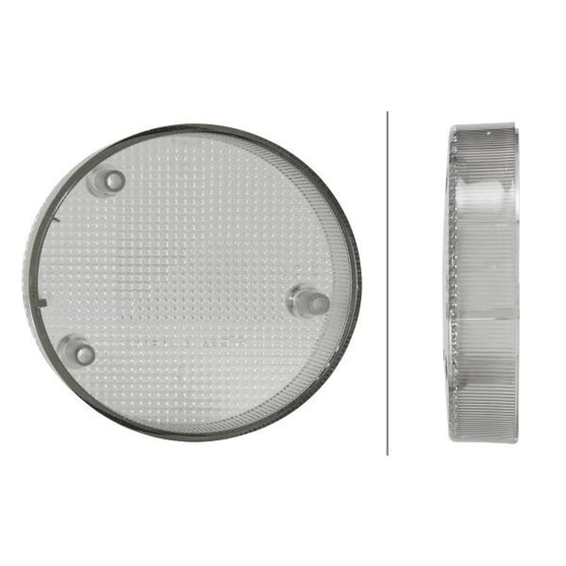 Hella Lens Bl Rear Lh Grey 9EL Left 9EL 990 354-031