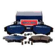 Borg & Beck 4 x Front Brake Pad Set BBP1639