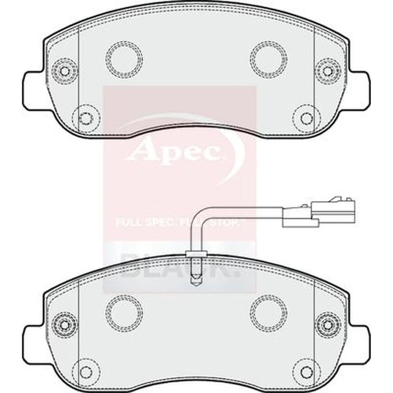 Apec Front Brake Pad Set PAD1797B