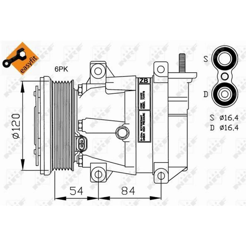 NRF Air Conditioning Compressor 32220
