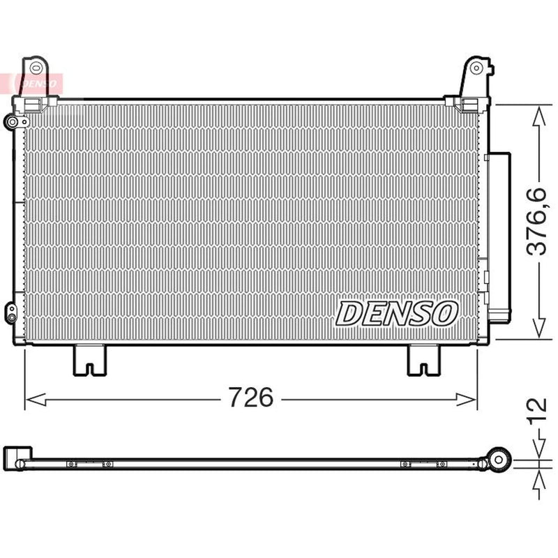 Denso Air Conditioning Condenser DCN40034