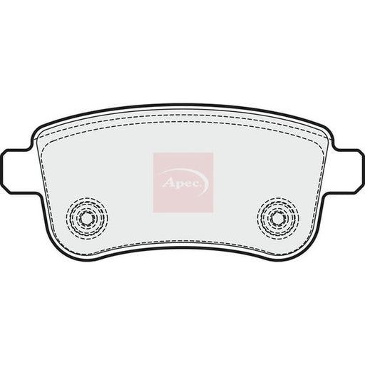 Apec Rear Brake Pad Set PAD1689
