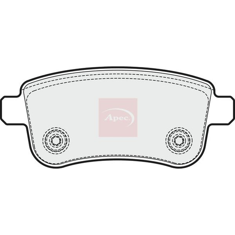 Apec Rear Brake Pad Set PAD1689