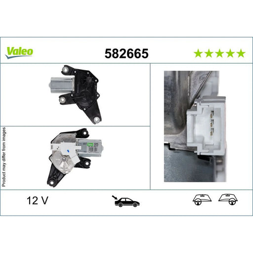 Valeo Front/Rear Wiper Motor Rear 582665