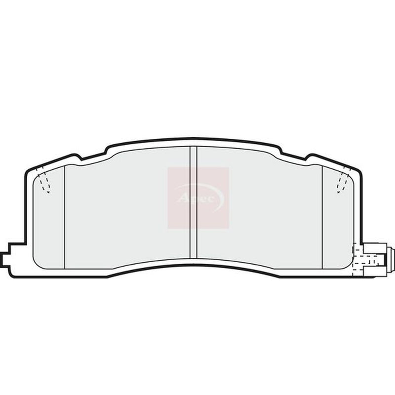 Apec Rear Brake Pad Set PAD754
