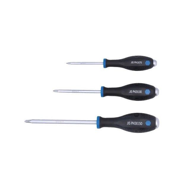 Laser Tools JIS Pound Thru Screwdrivers 3pc - PL