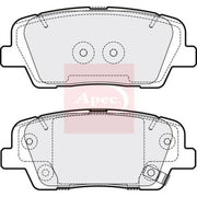 Apec Rear Brake Pad Set PAD2092