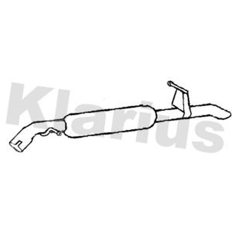 Klarius Box With Tail Pipe Rear CN737H