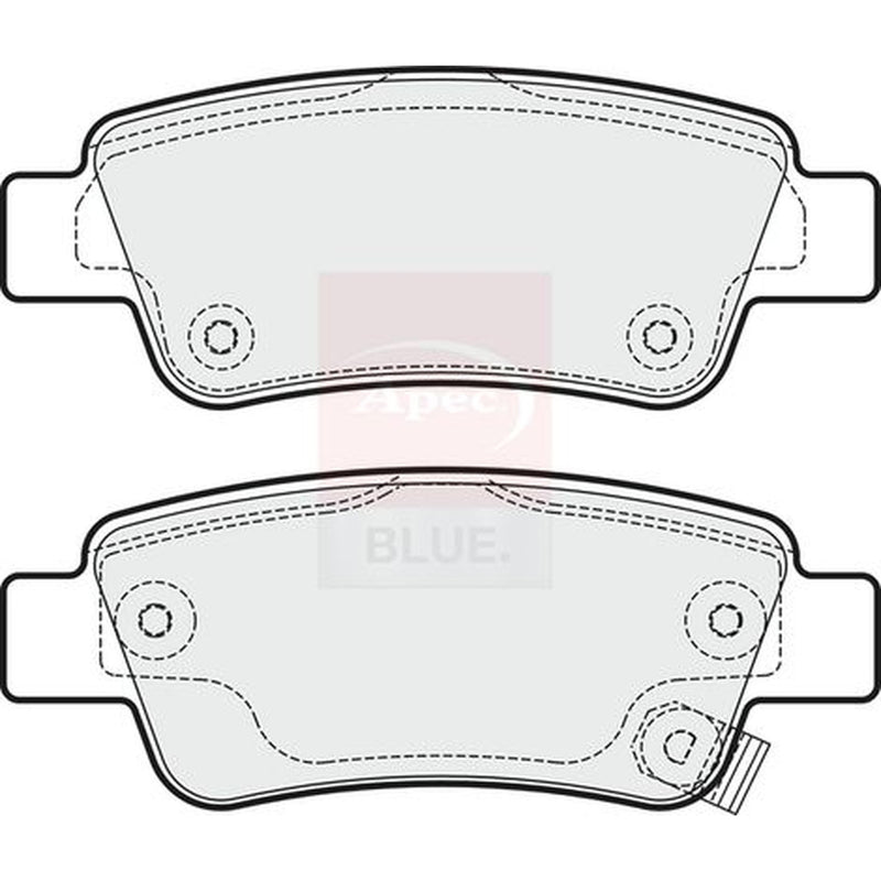 Apec Rear Brake Pad Set PD3229
