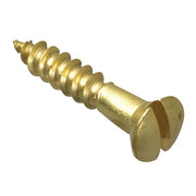 ForgeFix Wood Screw Slotted CSK Brass 3/4in x 6 ForgePack 25 - FPCSK346BR