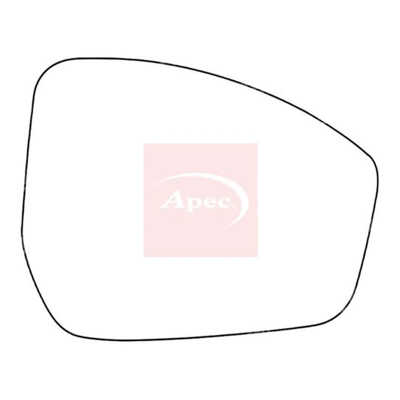 Apec Exterior Wing Mirror Glass Right AMS2672