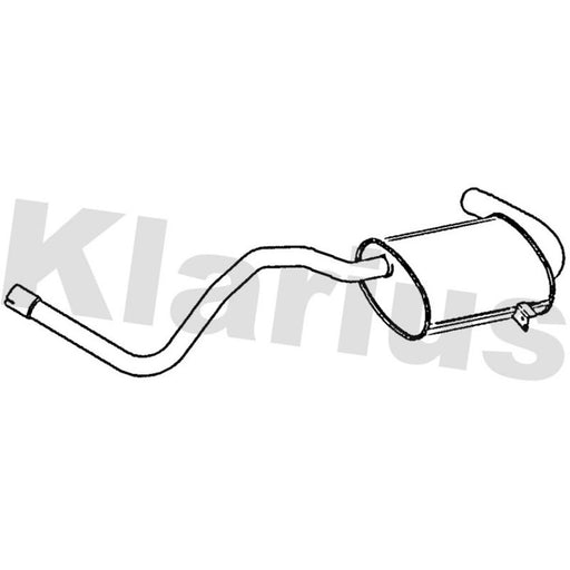 Klarius Box With Tail Pipe Rear RN983G