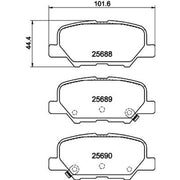 Mintex Rear Brake Pad Set MDB3336