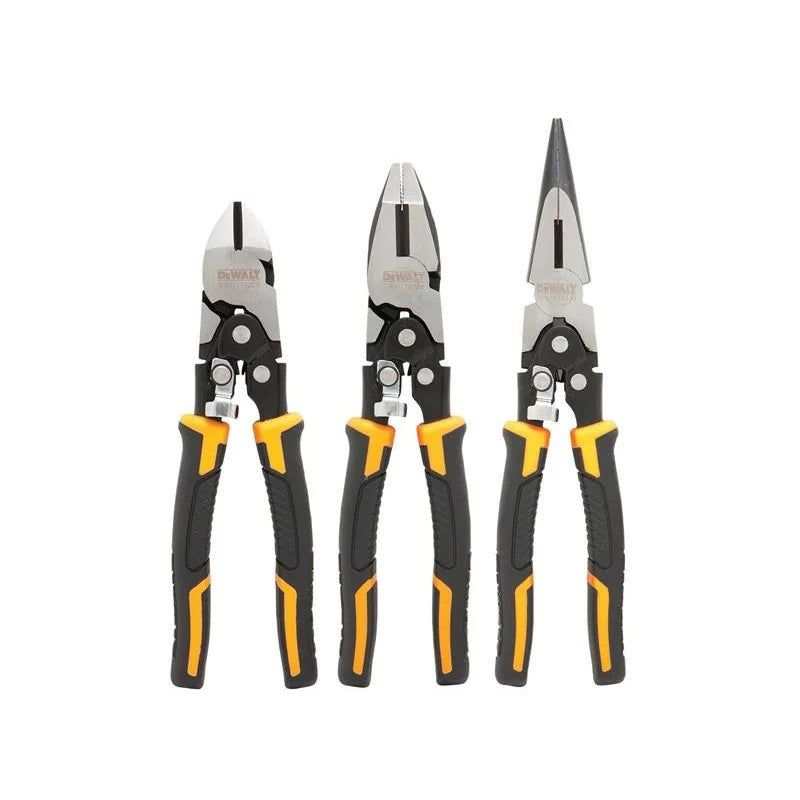 DEWALT Hand Tools Compound Action Pliers Set, 3 Piece - DWHT0-70485