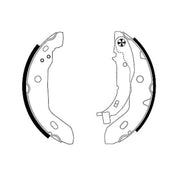 Textar Brake Shoe Set Axle Kit 91053000