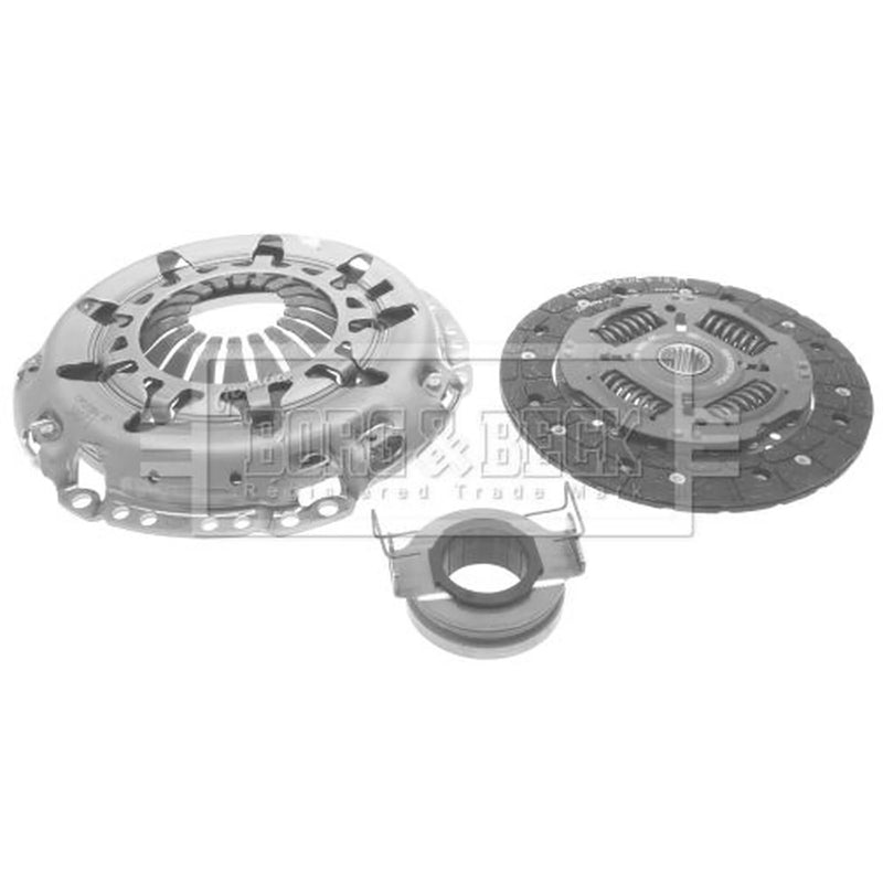Borg & Beck Clutch Kit Set 3pc 190mm HK2577