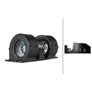 Hella Heater Blower Fan 8EW 366 400-141