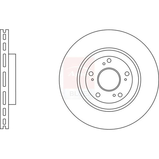 Apec 2 x Vented Front Brake Discs SDK6686