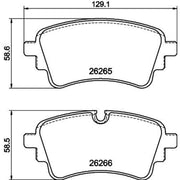 DON Rear Brake Pad Set PCP2023