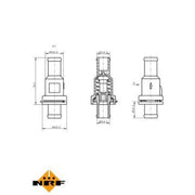 NRF Thermostat,Coolant 725175