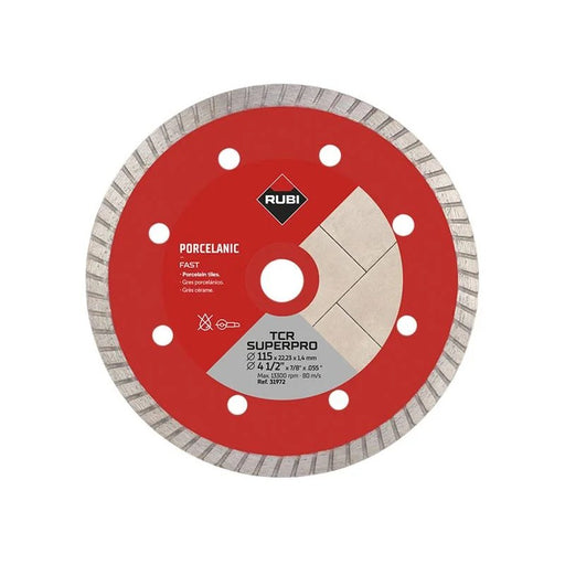 RUBI TILING TOOLS TCR115 SUPERPRO Diamond Blade 115mm - 31972