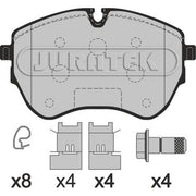 Juratek Front Brake Pad Set JCP8605