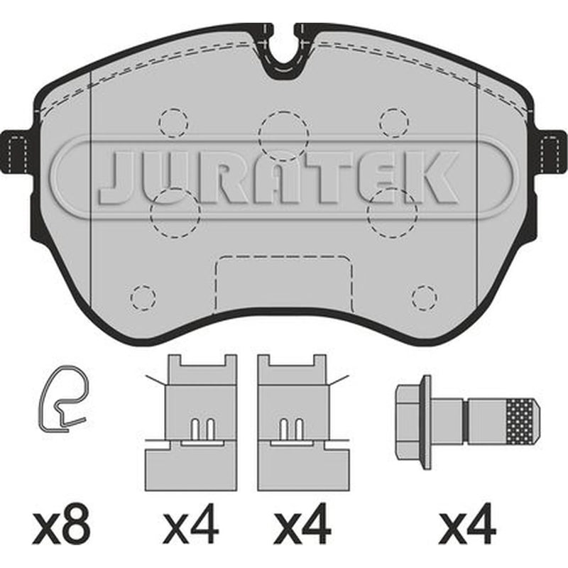 Juratek Front Brake Pad Set JCP8605
