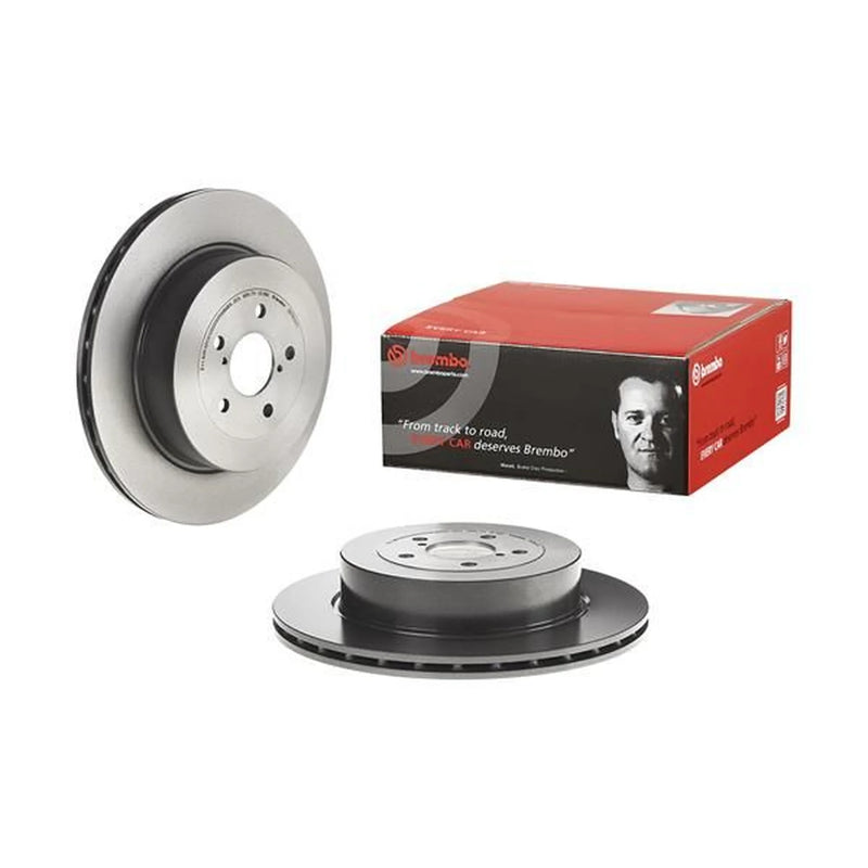 Brembo 2 x Internally Vented Rear Brake Discs 09.7813.11